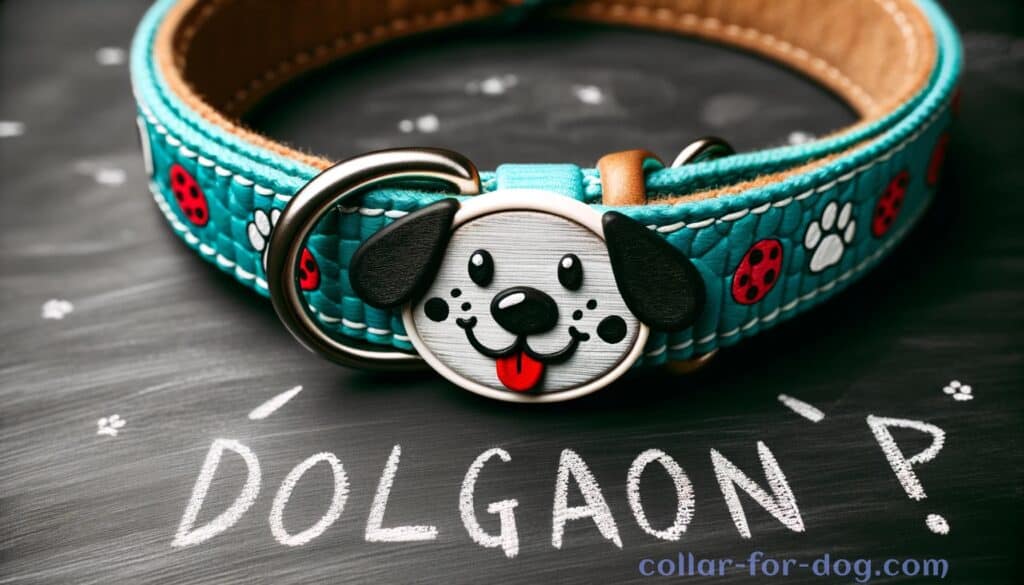 Cartoon dog collar