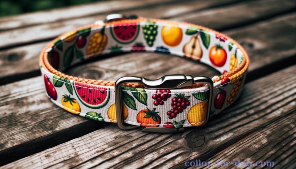 Fruit dog collar