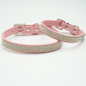 Pink dog collars